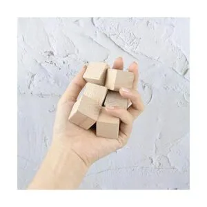 AUEAR Paquete de 20 bloques de construcción de madera