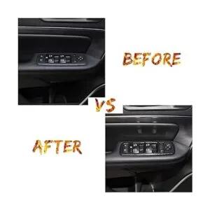 JeCar Kit de moldura de botón interior para Jeep Grand_4