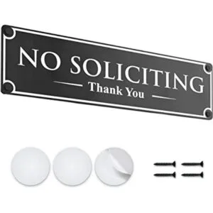 Elegantes letreros sin solicitud para casa o negocios_1