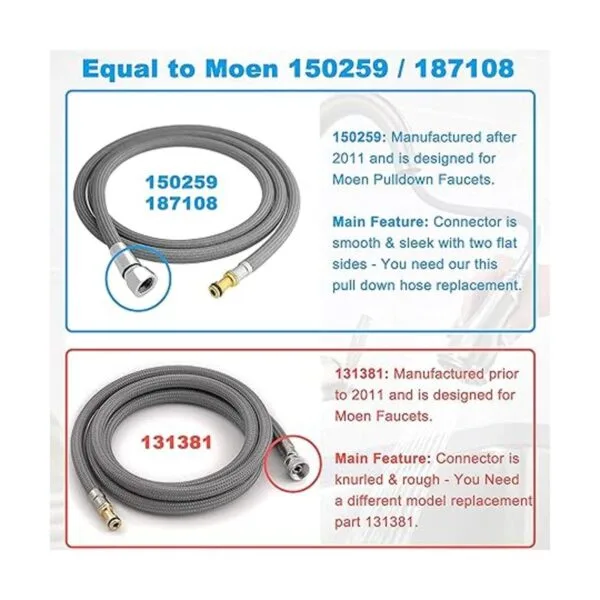 Kit de manguera desplegable 150259 para pieza de repuesto
