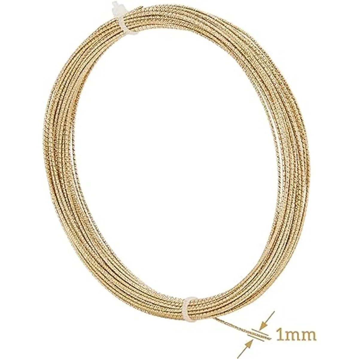 BENECREAT Calibre 18 33 pies grabado de alambre dorado