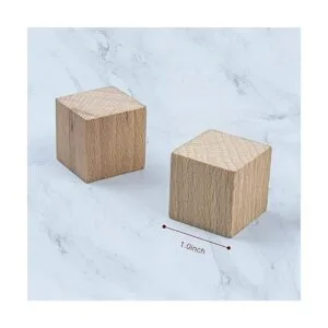 AUEAR Paquete de 20 bloques de construcción de madera