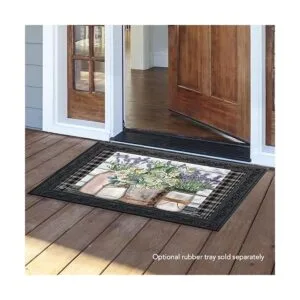 Tapete de primavera con flores de granja rústico floral_2