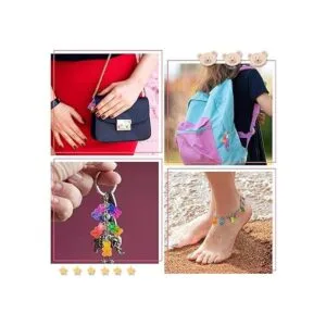 60 dijes de goma en 3D degradados para bricolaje