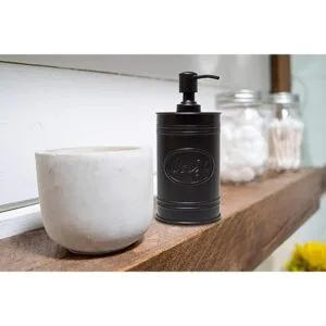 Autumn Alley Dispensador de jabón negro para lavado de_2