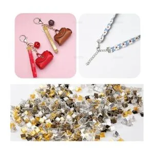 AUEAR Paquete de 500 extremos de cinta de hierro