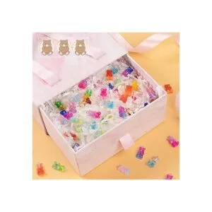 60 dijes de goma en 3D degradados para bricolaje