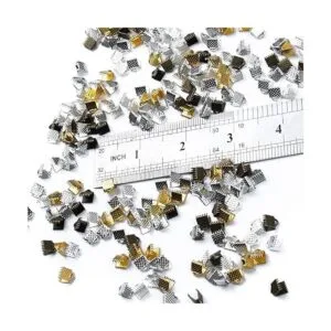 AUEAR Paquete de 500 extremos de cinta de hierro