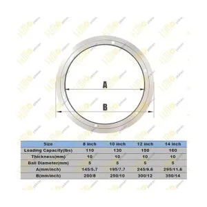 HLMOptimo Lazy Susan Bearing Rodamiento de bolas de_4