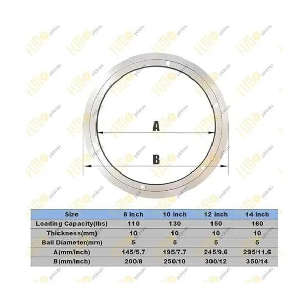 HLMOptimo Lazy Susan Bearing Rodamiento de bolas de_4
