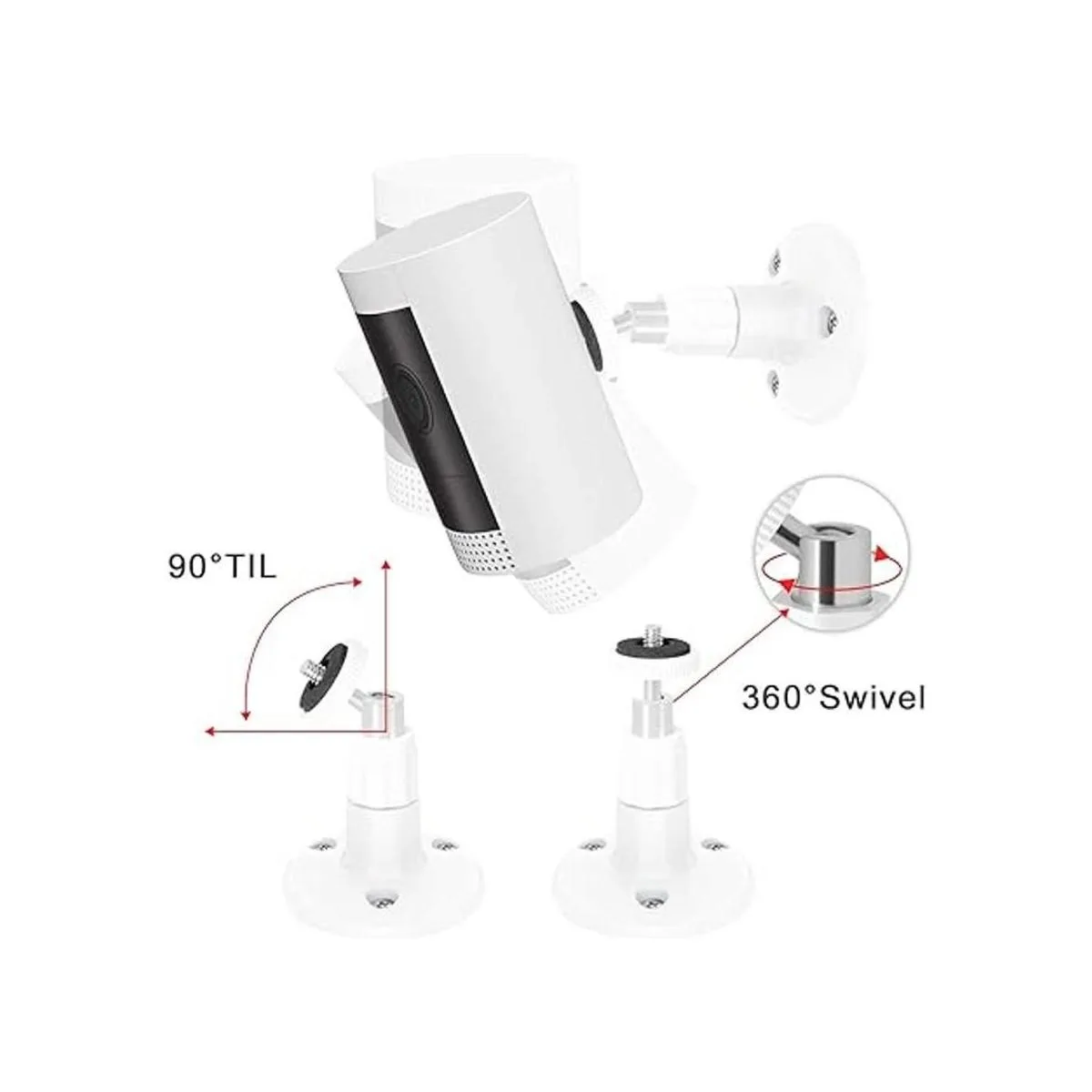 BFYTN Paquete de 3 soportes de pared compatibles con Ring