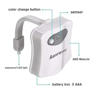Aanrasey Luz nocturna de inodoro luz de inodoro para_3