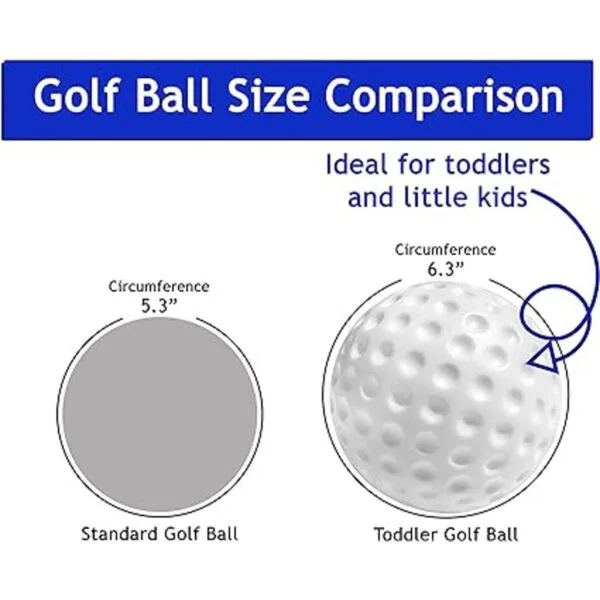 Pelota de golf de repuesto para niños pequeños y pequeños_3