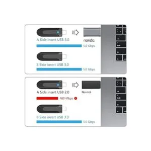 Adaptador USB C hembra a USB 3.0 de doble cara USB 3.0_3
