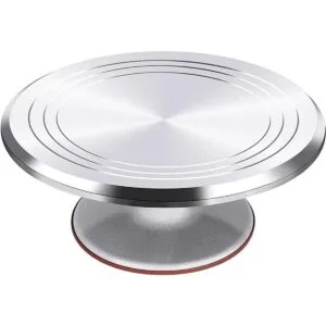 Puroma Tocadiscos giratorio de aleación de aluminio de 12
