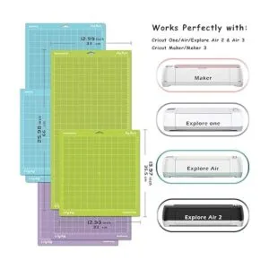 ReArt Juego de 6 alfombrillas de corte adhesivas de