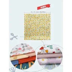 Tela de algodón precortada para acolchado sin repetición_5