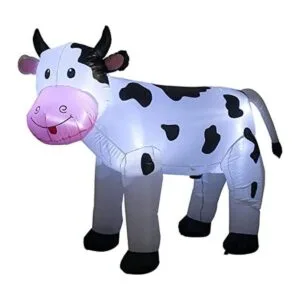 TRMESIA Navidad inflable 6FT vaca LED luces interior patio_1