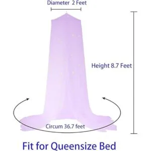 BCBYou Mosquitera con estrellas fluorescentes que brillan