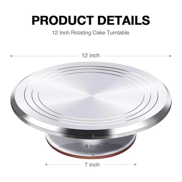 Puroma Tocadiscos giratorios de aleación de aluminio 8 en_2
