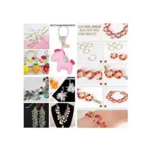 1370 piezas surtidas de 7 tamaños 0.118 in 0.394 in