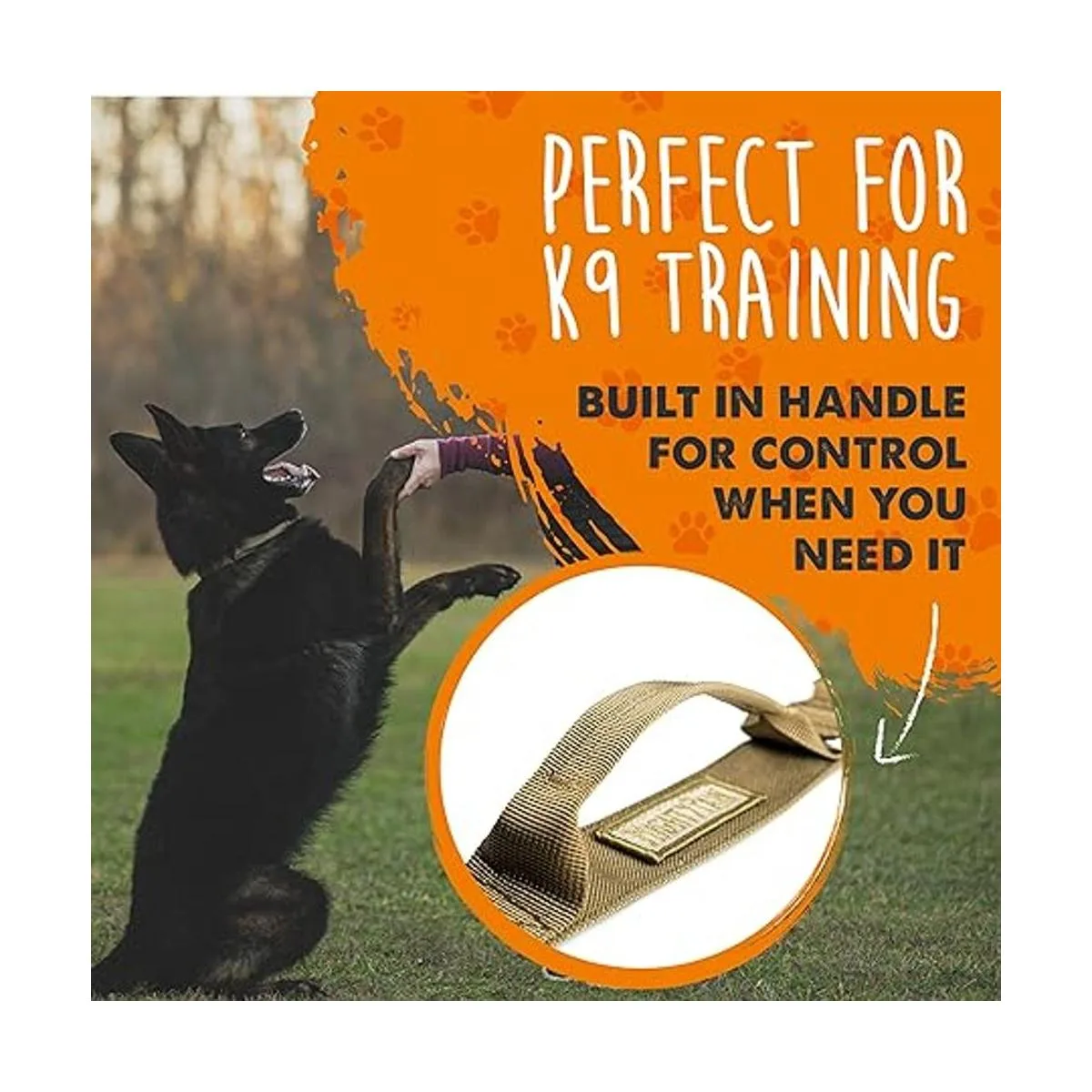 Mighty Paw Collar táctico para perro collar K9 ajustable_3