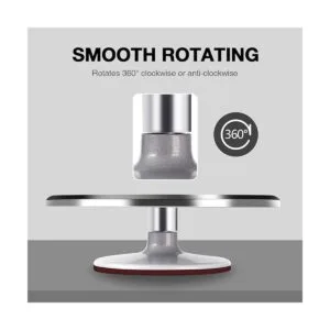 Puroma Tocadiscos giratorio de aleación de aluminio de 12