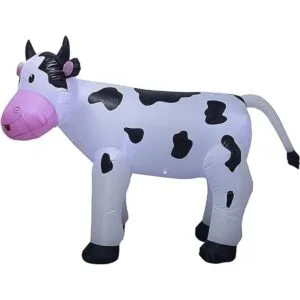 TRMESIA Navidad inflable 6FT vaca LED luces interior patio_2
