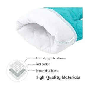 Juego de 4 guantes de horno y soportes para ollas guantes_2