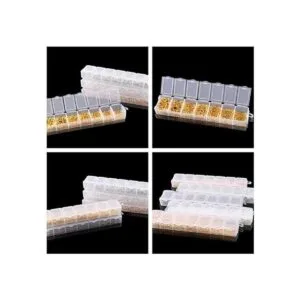 1370 piezas surtidas de 7 tamaños 0.118 in 0.394 in