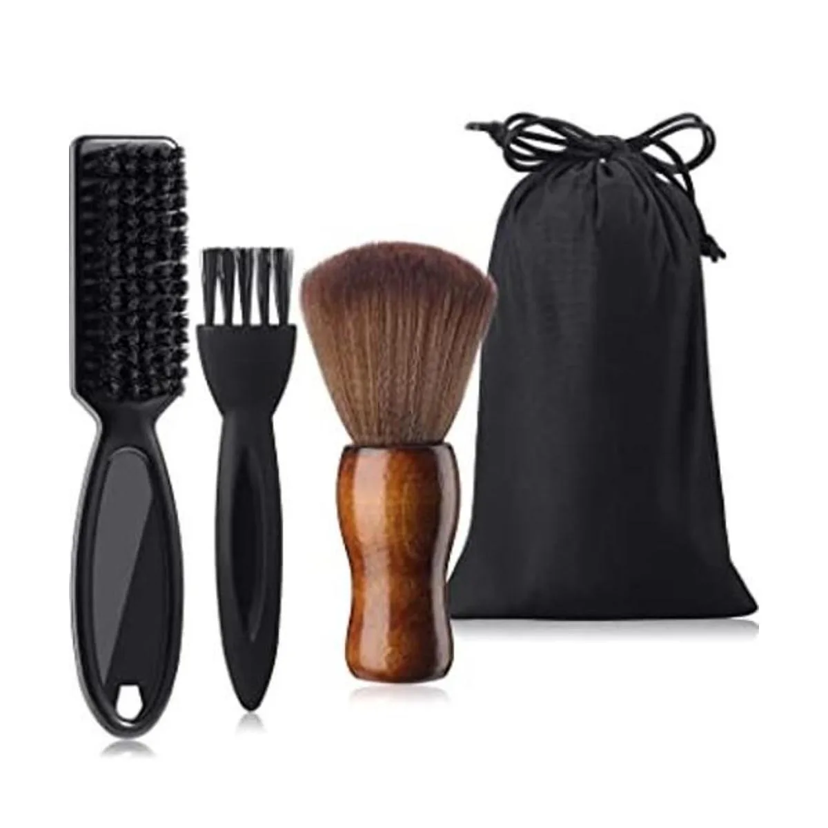 3 piezas Peluquería cuello plumero cepillo de pelo Clipper_1