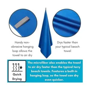 Birdrock Home Toalla de microfibra multiusos para la