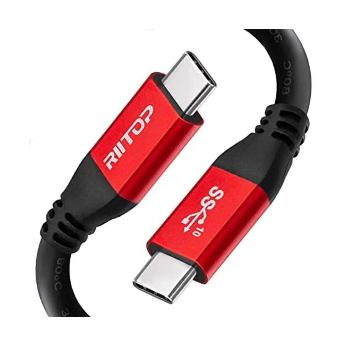 Cable USB C a C 4.5m14.8ft RIITOP USB 3.1 tipo C Gen