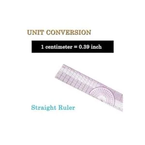 Regla métrica francesa 9 estilos de costura curva regla