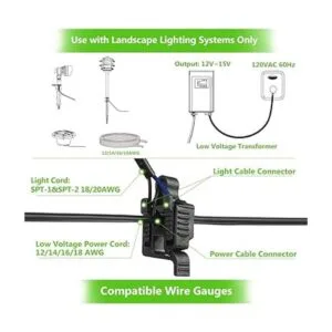 QITIM Conectores de empalme de alambre de bajo voltaje 10