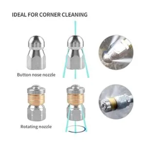 CHAVOR Kit de chorro de alcantarillado a presión manguera