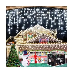 Luces de decoración de Navidad para aire libre 400 LED_1