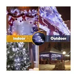 Luces de decoración de Navidad para aire libre 400 LED_2