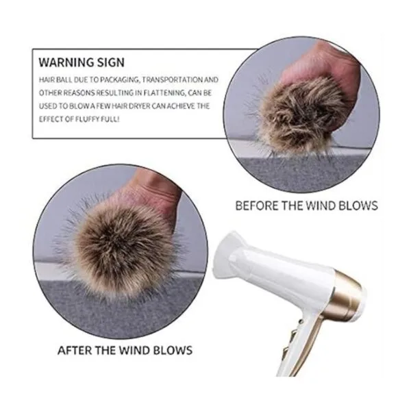 Tengsen 16 piezas de 4.7 pulgadas de pelo sintético