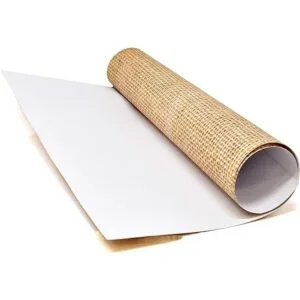 50 tapetes desechables de papel impreso de arpillera de 11_5