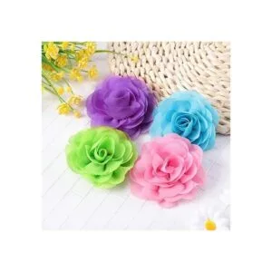 Juego de 4 piezas de collar de lazo multicolor para