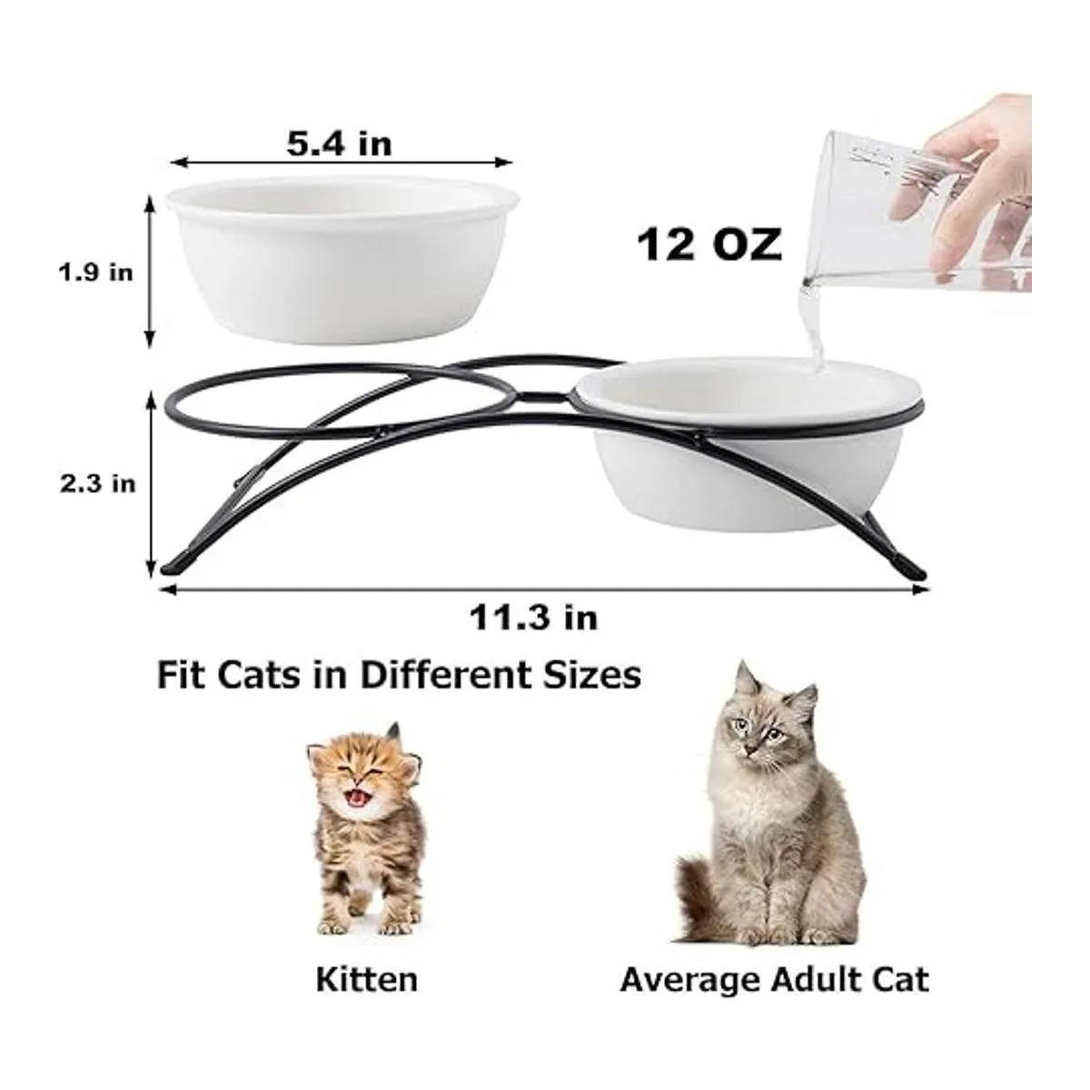 KitchenLeStar Cuencos para gatos cuencos para perros