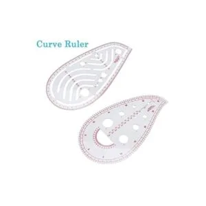 Regla métrica francesa 9 estilos de costura curva regla