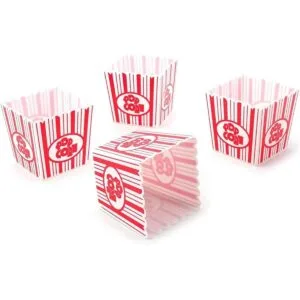 Tebery Paquete de 30 cajas de plástico para palomitas de_2