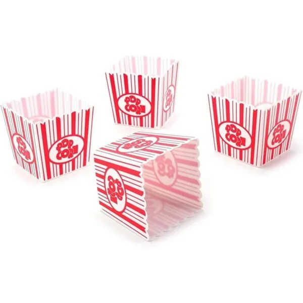 Tebery Paquete de 30 cajas de plástico para palomitas de_2