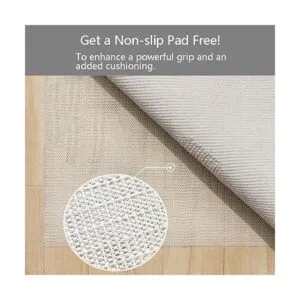 Alfombra bohemia geométrica tejida a mano de algodón para_6