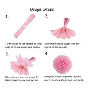 Decoración de cumpleaños rosa y dorado pancarta de feliz_5