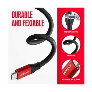 Cable USB C a C 4.5m14.8ft RIITOP USB 3.1 tipo C Gen