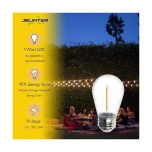 Jslinter S14 Tira de luces LED para exteriores de 1 W_6