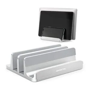 AboveTEK Soporte vertical para laptop 3 ranuras para_1